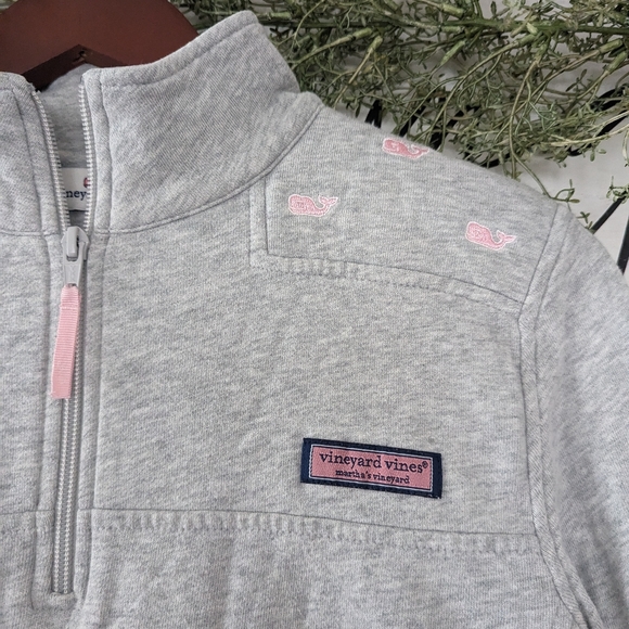 Vineyard Vines Gray Pullover Embroidered Whales small - Picture 3 of 3